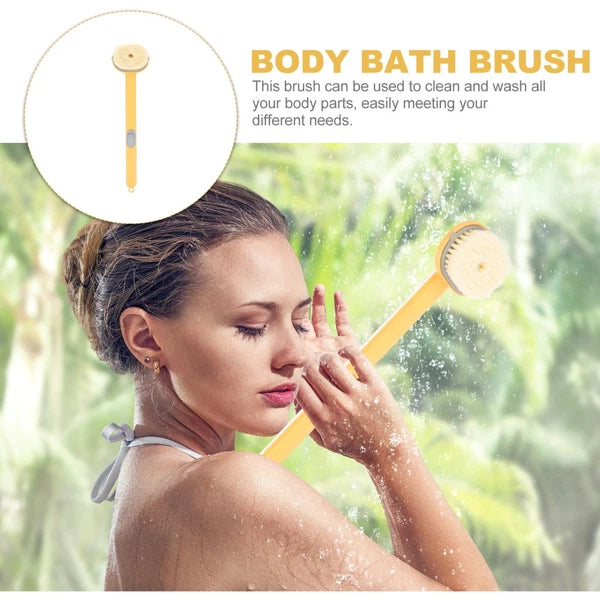 Long Handle Scrub Brush Miss Body Exfoliator Back Scrubber for Bath