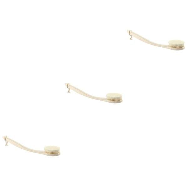 3 Pieces Bath Brush Multi-functional Exfoliating Shower Scrubber
