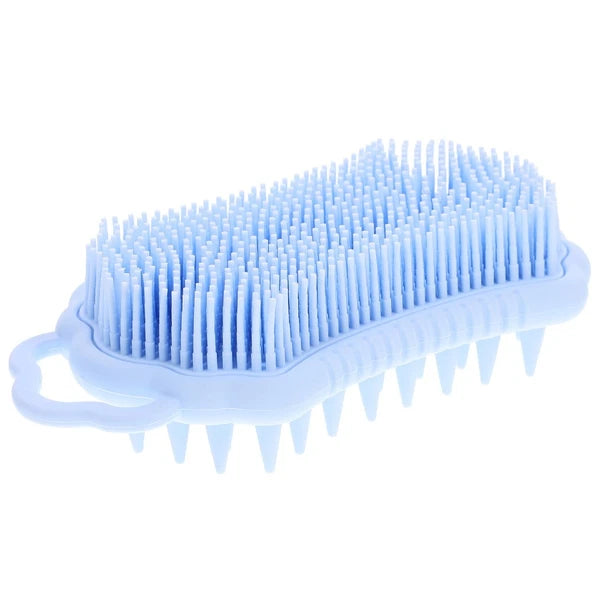 Cleaning Shampoo Comb Silicone Brush for Body Men and Women Bath Scrubber Head