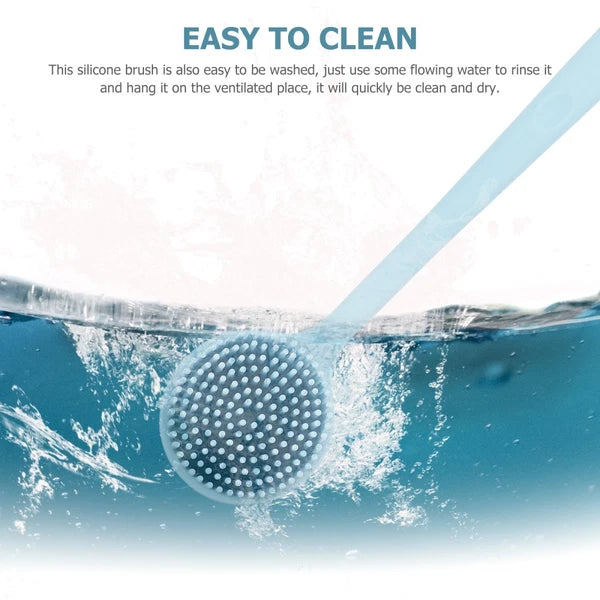 Silicone Bath Brush Brushes for Shower Gentle Back Man Body Cleaning