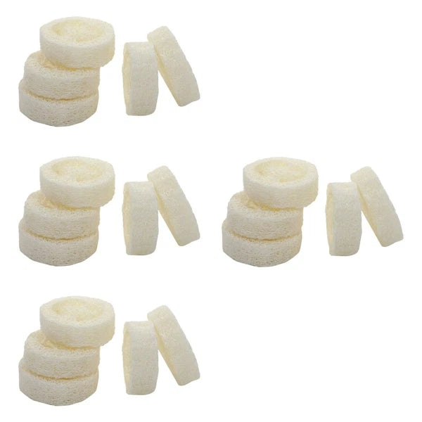 Set of 4 Loofah Shower Brush Travel Back Scrubber Body Exfoliating