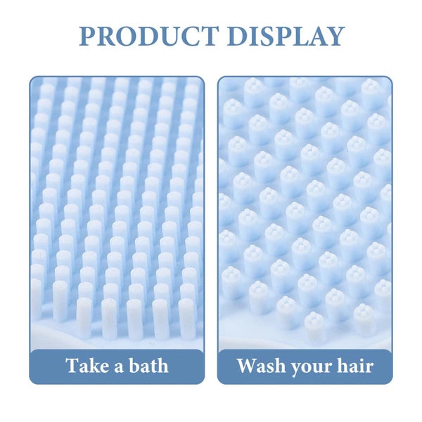 Bath Brush Travel Skin Exfoliator Scrubber Silicone Body Cleansing
