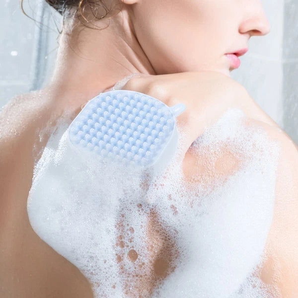 Bath Brush Travel Skin Exfoliator Scrubber Silicone Body Cleansing