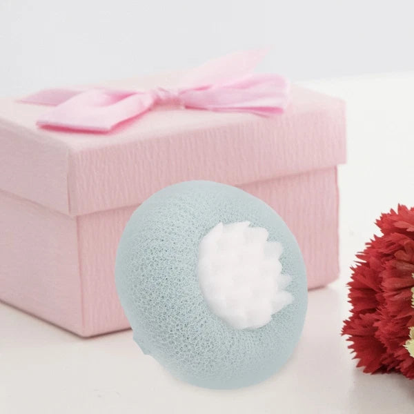Suction Cup Bath Ball Exfoliating Back Scrubber Brush for Shower
