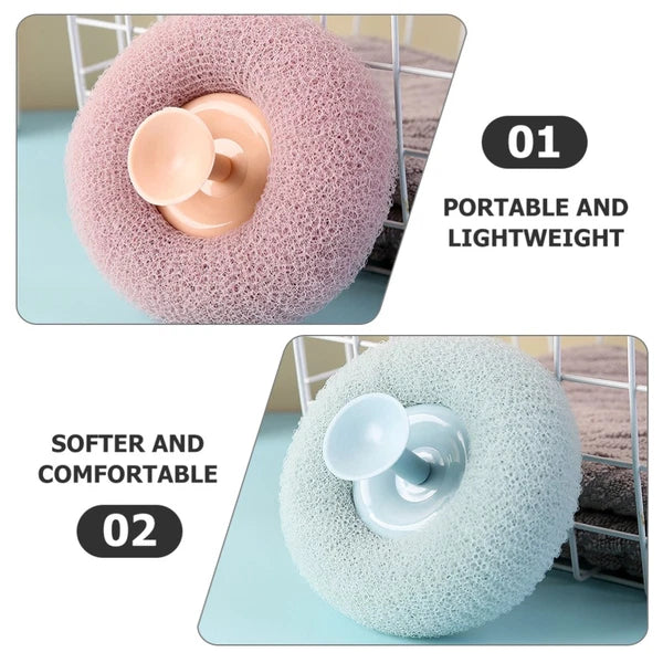 3 Pcs Bath Brush Miss Body Scrubbers Shower Exfoliator Ball Reusable