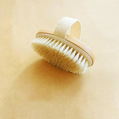 Ithyes Dry Brushing Body Brush Exfoliating Skin Natural Bristle Bath Daily Detox