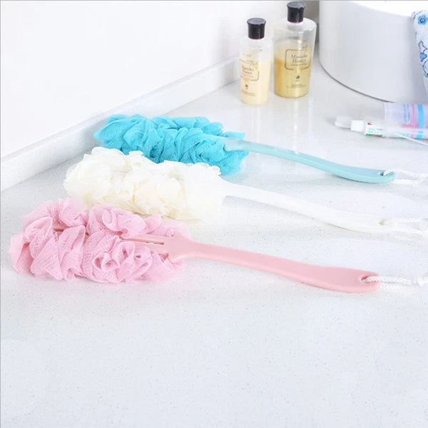 2 PCS Bath Brush Man Bathing with Long Handle Back Scrubber for Shower