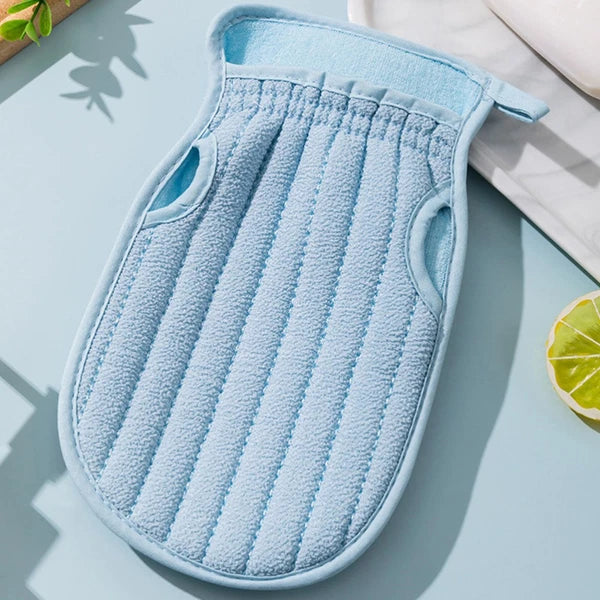 3 Pcs Bath Towel Set Body Brushes for Shower Gloves Exfoliating Work