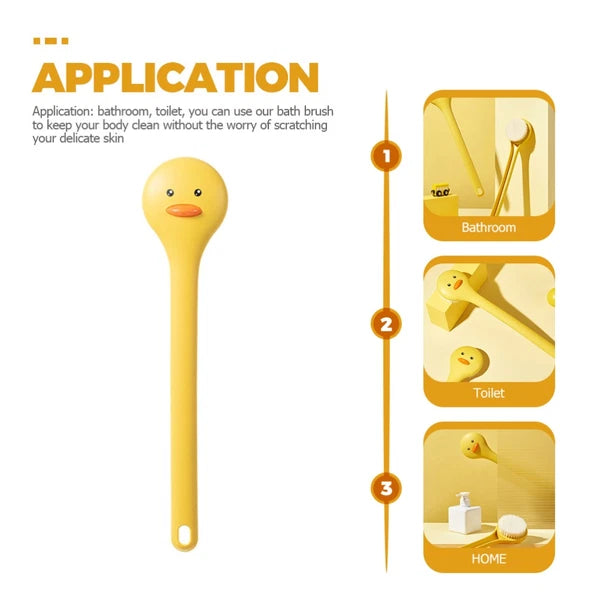 Bath Brush Shower Scrubber for Body Men Wall-mounted Intelligent