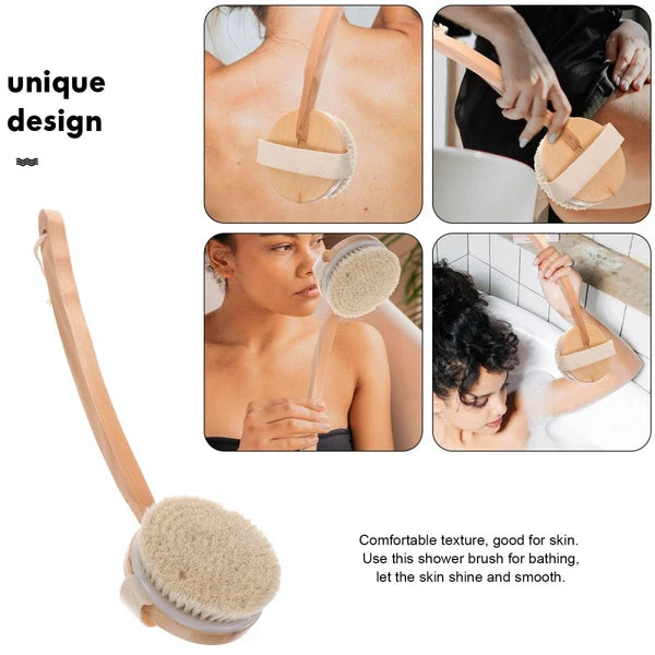 Bath Brush Multi-functional Exfoliating Shower Scrubber Back Scrubbing