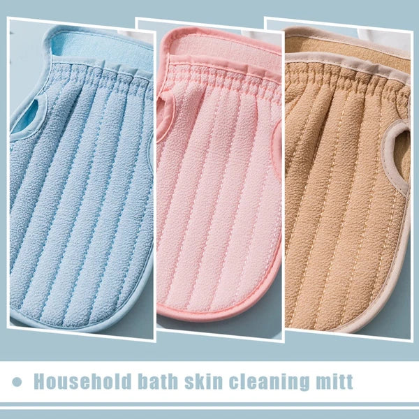 3 Pcs Bath Towel Set Body Brushes for Shower Gloves Exfoliating Work