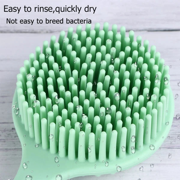 Bath Brush Man Silicone Exfoliator Body Scrubber Back for Shower