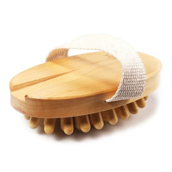 Massage Brush Head Dry Brushing Body Exfoliating for Man Compact Bath Bathing