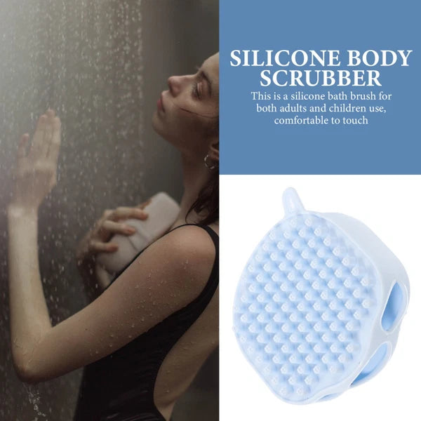 Bath Brush Travel Skin Exfoliator Scrubber Silicone Body Cleansing