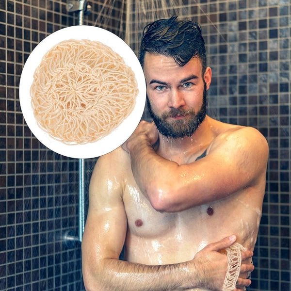 2 Pcs Sisal Bath Brush Man Mother Cleaner Shower Products Balls Body Scrubber