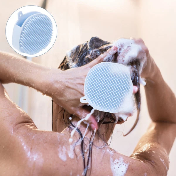 Bath Brush Travel Skin Exfoliator Scrubber Silicone Body Cleansing