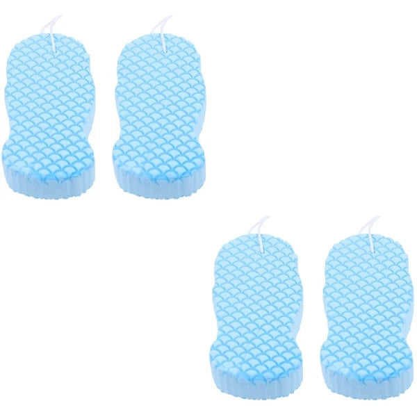 2 Pack Baby Bath Sponge Man Toddler Back Scrub Brush Cleaning Scrubber Bathing