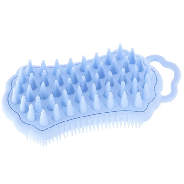 Cleaning Shampoo Comb Silicone Brush for Body Men and Women Bath Scrubber Head