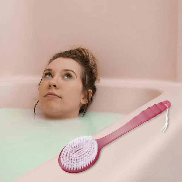 3 Pcs Bath Brush Multi-functional Exfoliating Loofah Body Scrubber