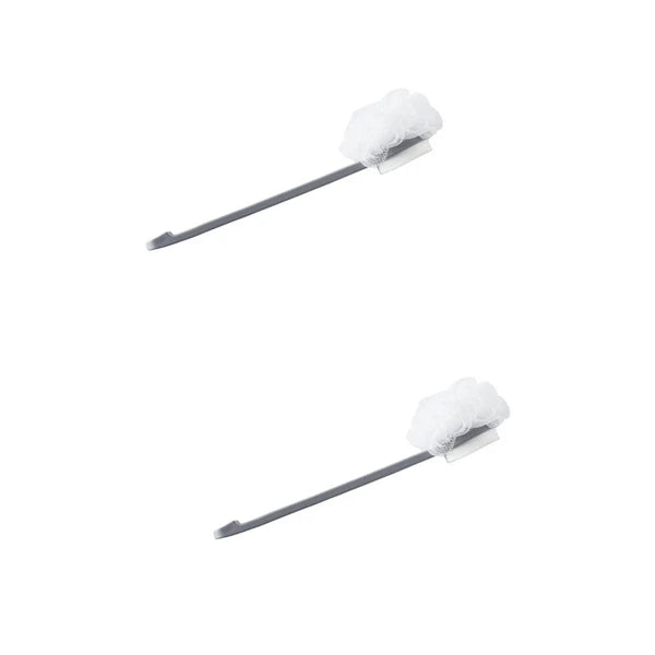 2 PCS Bath Ball Brush Child Exfoliating Back Scrubber with Handles