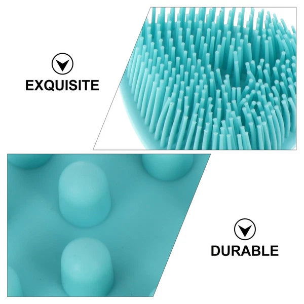 Heart-shaped Bath Brush Man Long Handle Scrubber Silicone Bathing