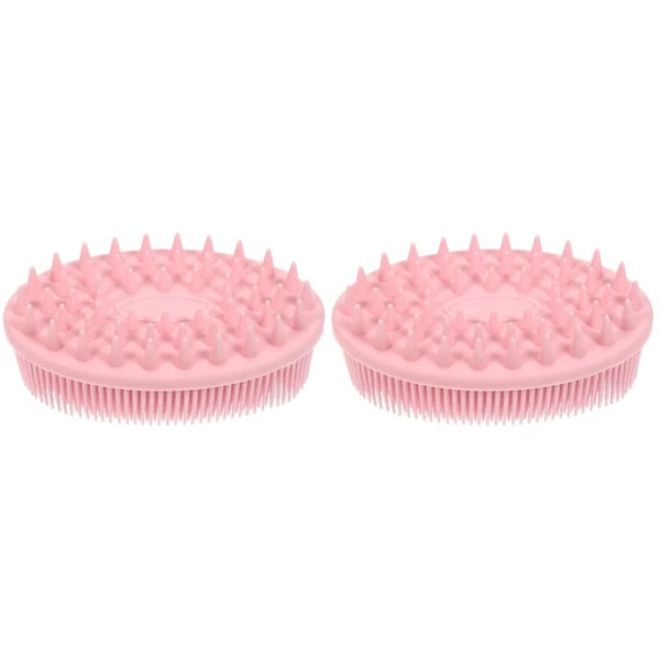 2 Pack Silicone Bath Brush Scrubbers Brushes for Shower