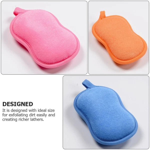 4 Pcs Baby Shower Cloth Bath Washcloth Toddler Newborn Shower Brush