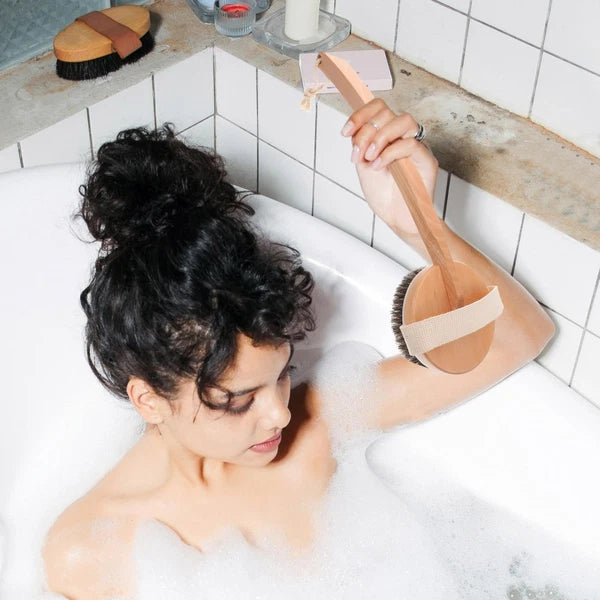 Bath Brush Shower Exfoliator Multi-functional Exfoliating Back Scrubber for