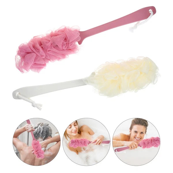 2 Pcs Bath Ball Brush Brushes Back Scrub Exfoliating Body Scrubber