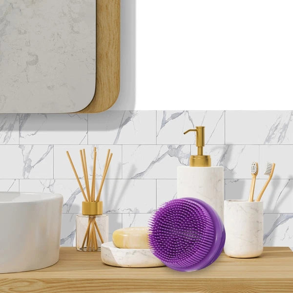 Bath Brush Child Man Shower Scrubber Back Cleaning Massage Handle