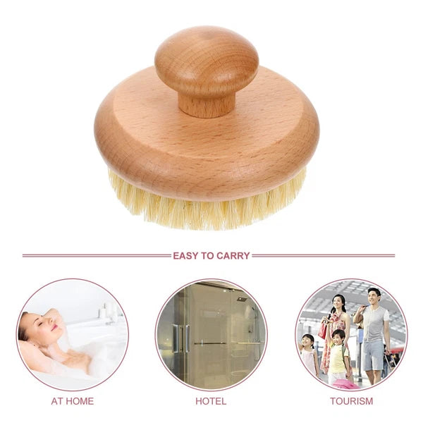 Dry Brushing Body Skin Exfoliator Scrubber Bath Brushes for Shower