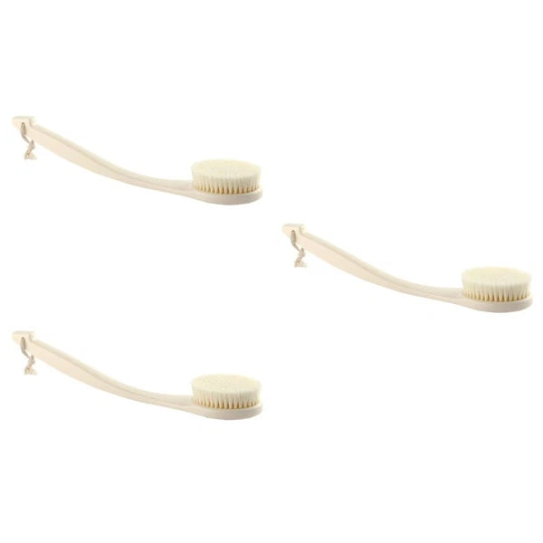 3 Count Bath Brush Child Shower Scrubber Multi-functional Exfoliating Back