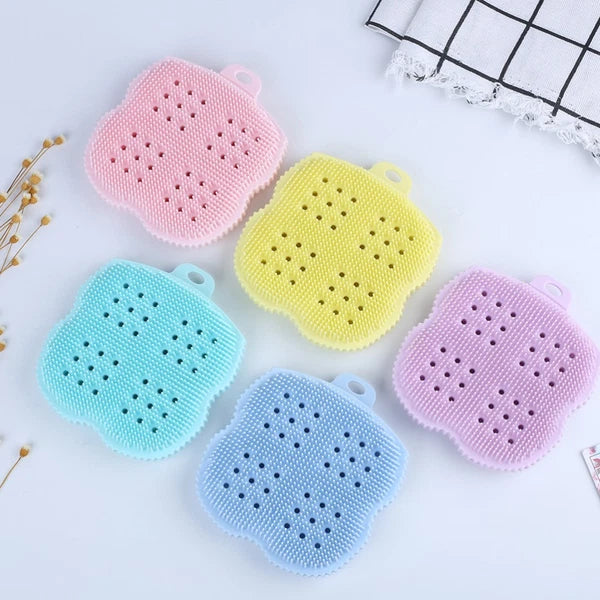 Baby Exfoliating Towel Bath Scrubber for Cleaning Bathing Brush Back