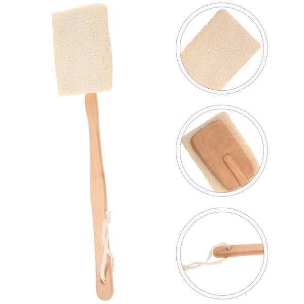 Back Massage Brush Scrubber Shower Scrubbing for Long Handle Bath