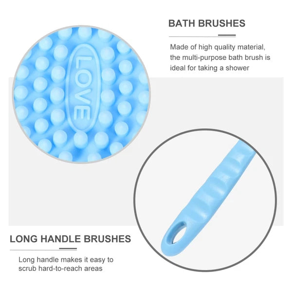 Cleaning Brush Bath Accessories Women Tub Scrubber with Long Handle