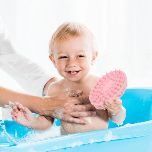 5 PCS Silicone Bath Brush Child Baby Hair Scrubber Brushes for Shower