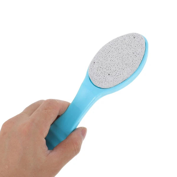 Foot Brush with Plastic Handle (Random Color) Plastic bath brush Foot brush
