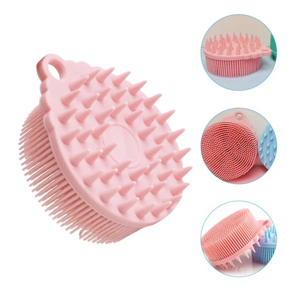 Bath Brush Child Man Silicone Body Shower Sensory for Kids Scrubber