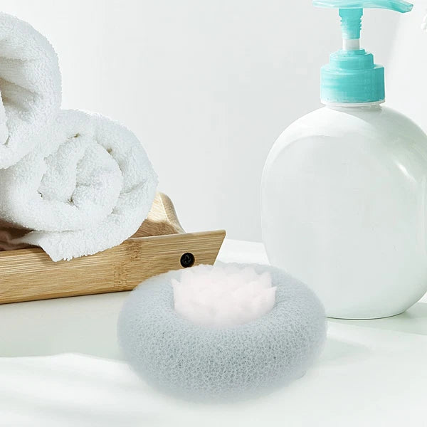 Suction Cup Bath Ball Exfoliating Back Scrubber Brush for Shower