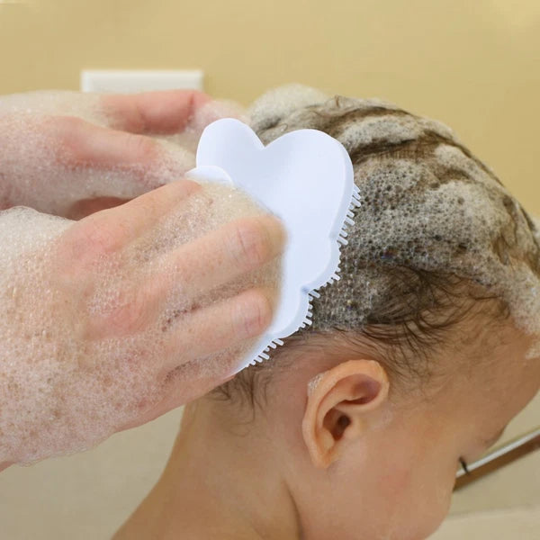 Silicone Bath Brush Child Double-sided Exfoliating Body Scrubber