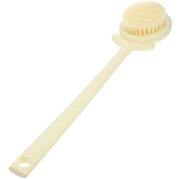Plastic Bath Brush Body Scrubber With Handle For Comfortable Shower Use