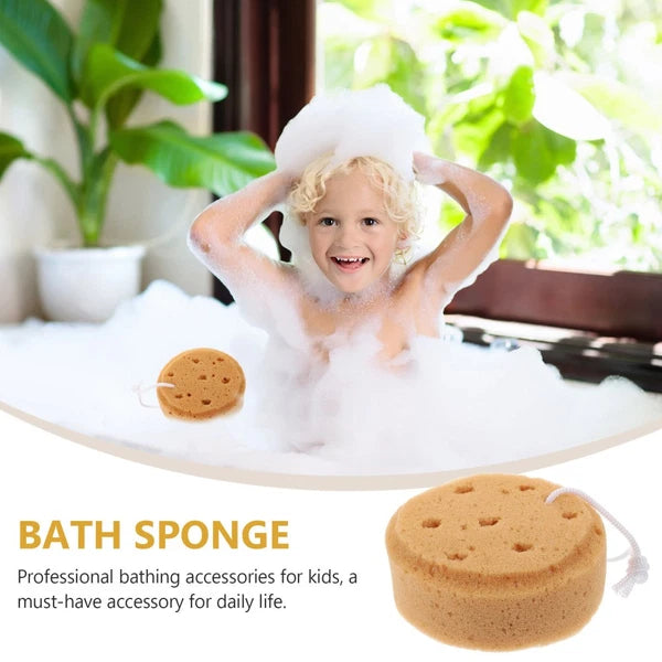 4 Pcs Bath Sponge Children's Bathing Tool Round Brush Skin Exfoliator for Body