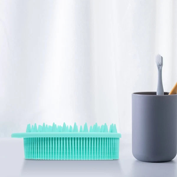 Bath Brush Work Miss Silicone Body Shower Brushes Bathroom Scrubbing