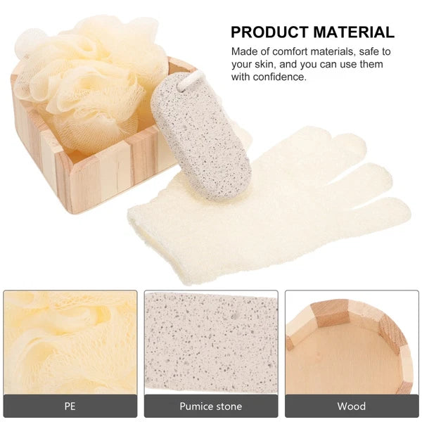 Heart-shaped Bath Brush Body Scrubber Skin Exfoliator Bathing Supplies