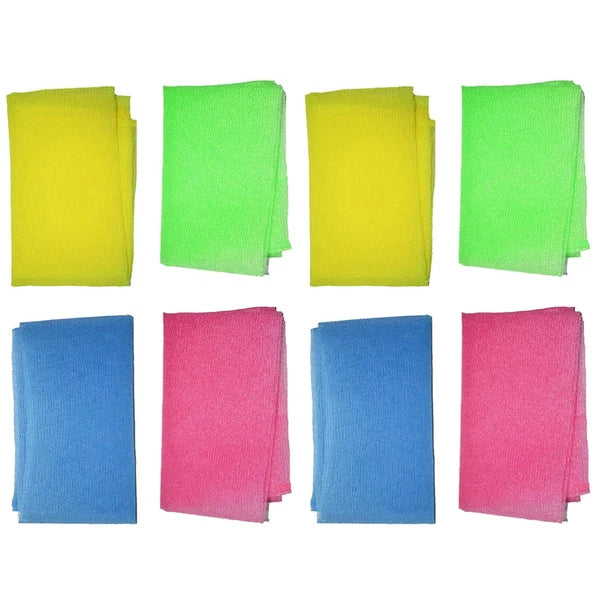 8 Pcs Body Brushes for Shower Sponge Exfoliating Scrubber Bath Back