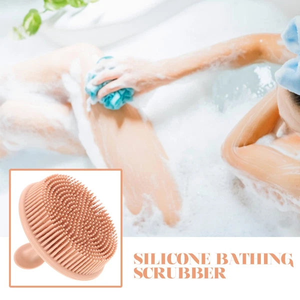 Bath Brush Man Exfoliating for Body Silicone Scrub Bathroom Bathing