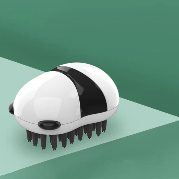 Panda Bath Brush Pet Wash for Bathing Grooming Massage Dog Palm Puppy