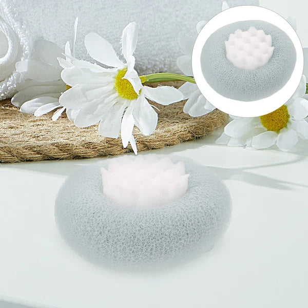 Suction Cup Bath Ball Exfoliating Back Scrubber Brush for Shower