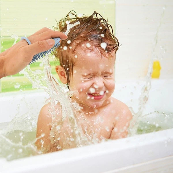 Bathing Hair Brush Soft Baby Child High Temperature Resistance Portable