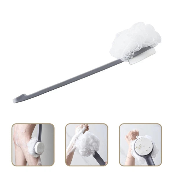 2 PCS Bath Ball Brush Child Exfoliating Back Scrubber with Handles